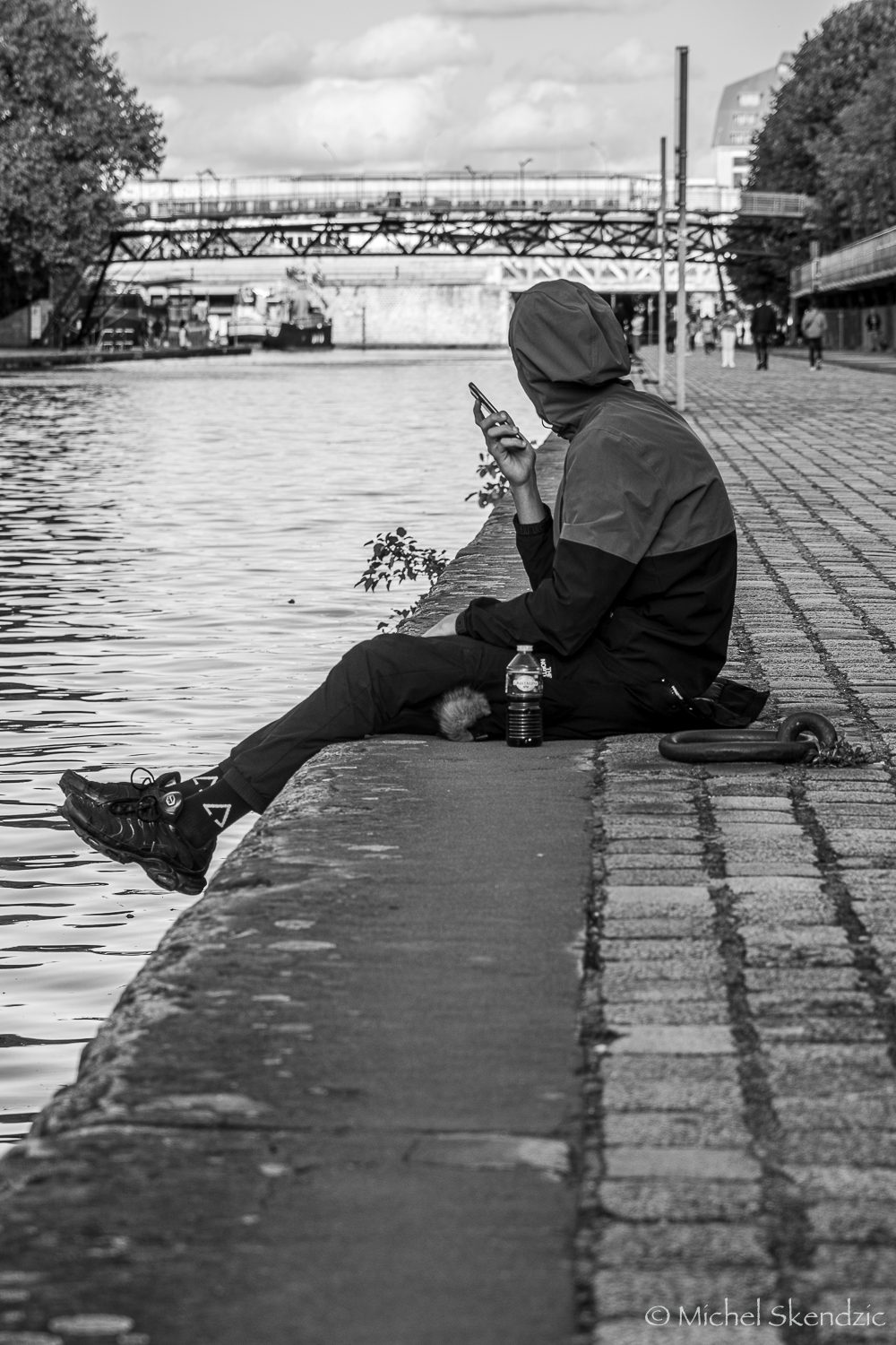 Instant au bord du canal
